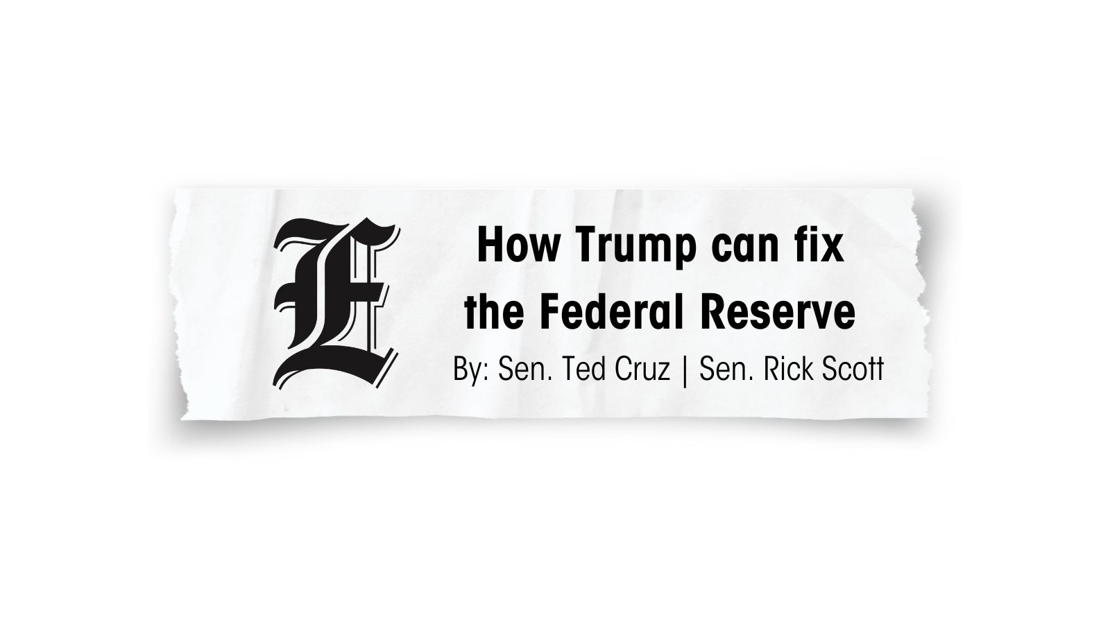 CRUZ, Scott OpEd